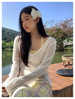 plaid irregular skirt