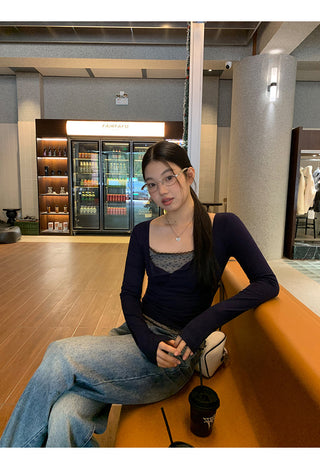 sexy long sleeve top