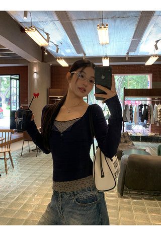 sexy long sleeve top