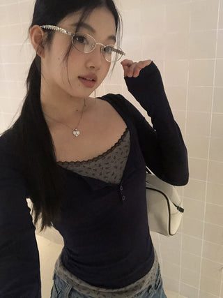 sexy long sleeve top