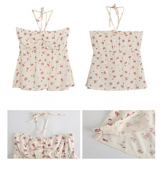 floral halter top