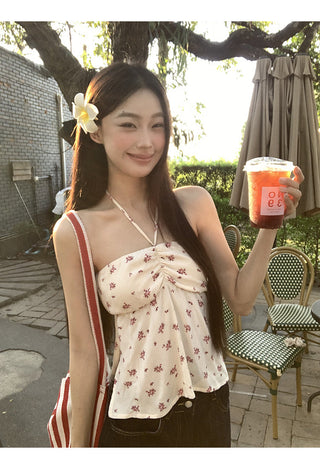 floral halter top