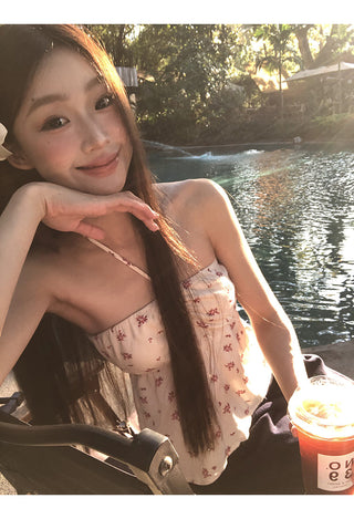 floral halter top