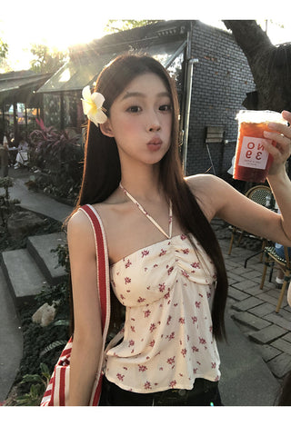 floral halter top