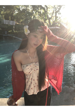 floral halter top