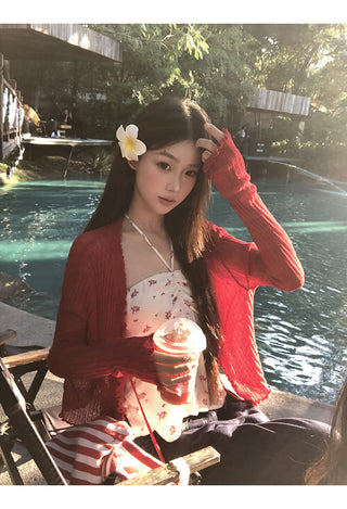 floral halter top