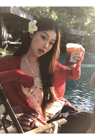 floral halter top