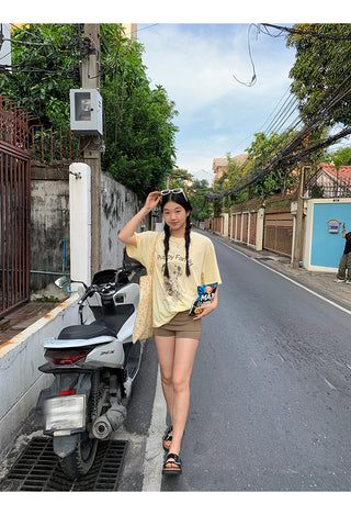 brown culotte skirt