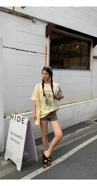 brown culotte skirt