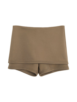 brown culotte skirt