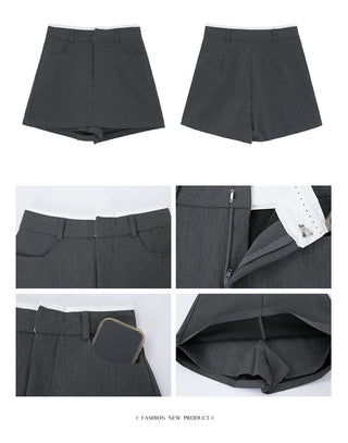high waist culotte skirt