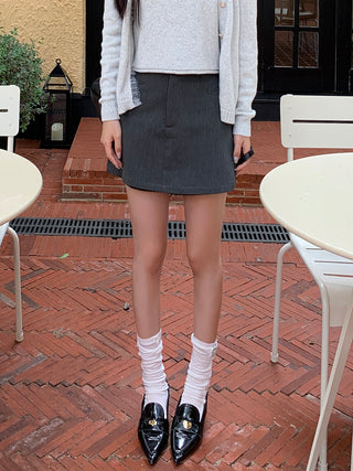 high waist culotte skirt