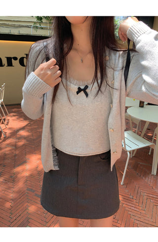 high waist culotte skirt