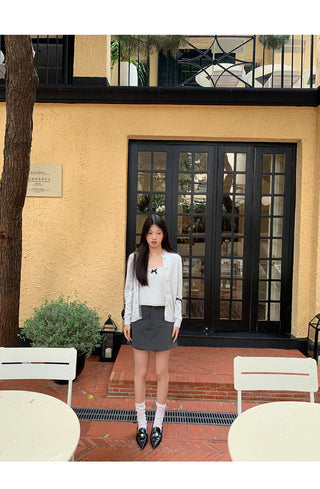 high waist culotte skirt