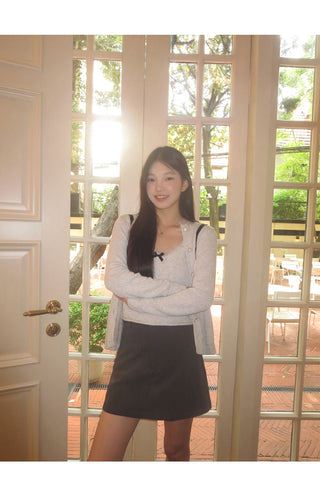 high waist culotte skirt