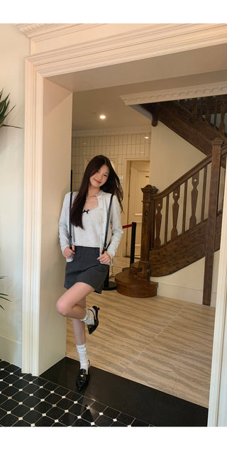 high waist culotte skirt