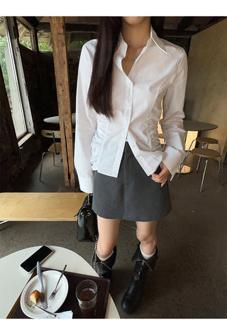 high waist culotte skirt