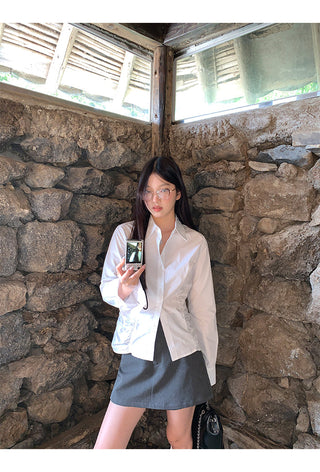 high waist culotte skirt