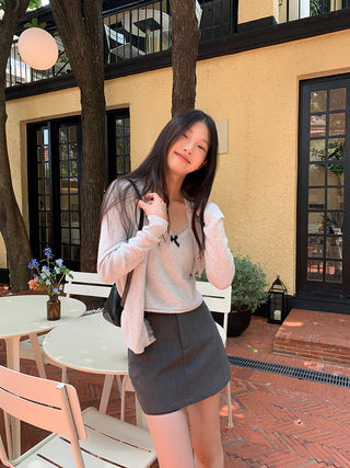high waist culotte skirt