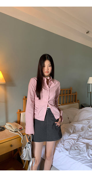 high waist culotte skirt
