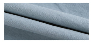 blue wide-leg pants