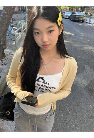 white cozy sweater