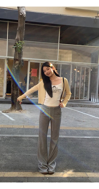 white cozy sweater