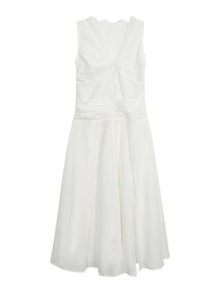white lace long dress