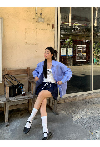 pleated hip skirt