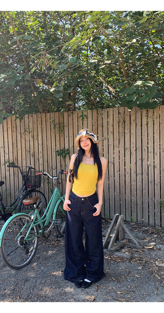 wide leg jeans