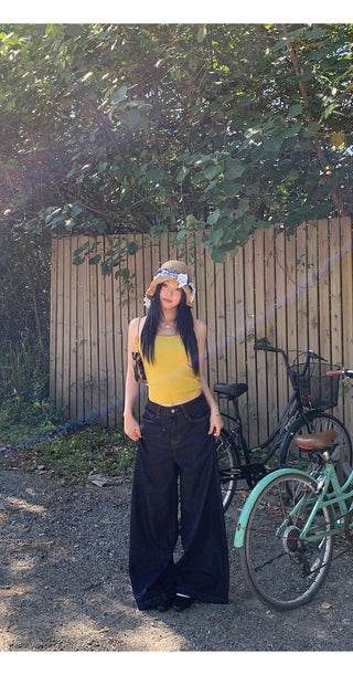 wide leg jeans