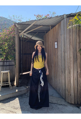 wide leg jeans