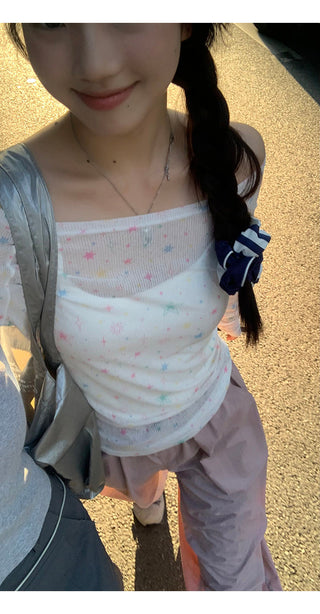 white off-shoulder tops