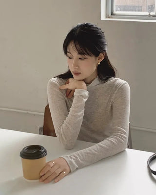 Slim High-Neck T-Shirt (5 colors)