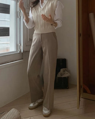 (basic/long) Straight slacks - 4 sizes
