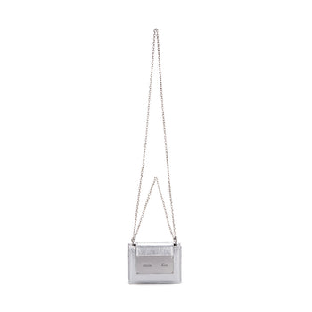 ACCORDION MINI BAG IN SILVER