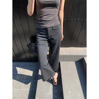Striped suit pants