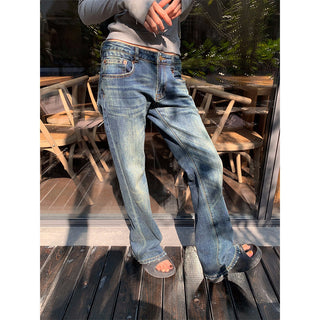 Scratch bootcut jeans