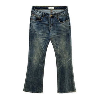 Scratch bootcut jeans
