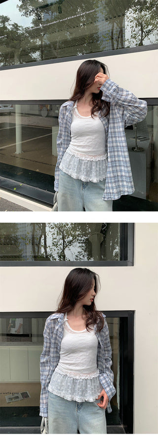 Western plaid shirt