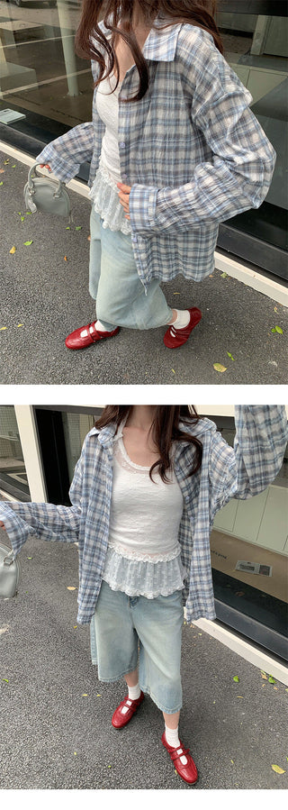 Western plaid shirt