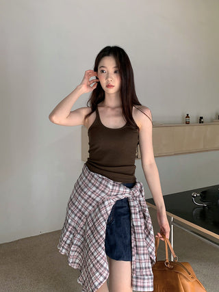 Western plaid shirt