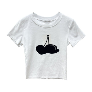 Cherry print tee
