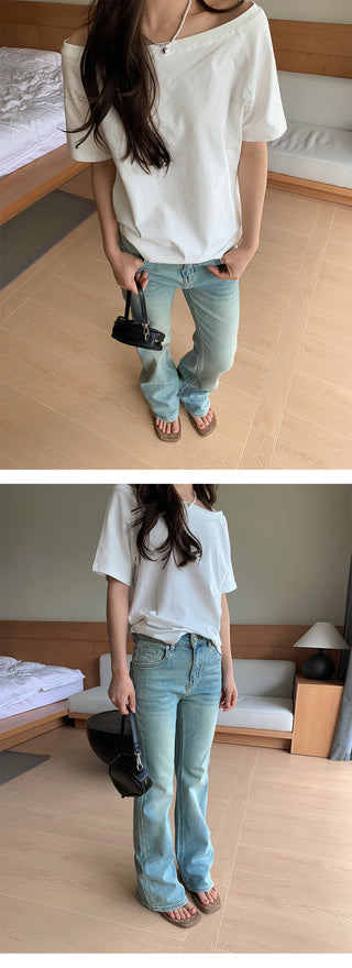 Casual bootcut jeans