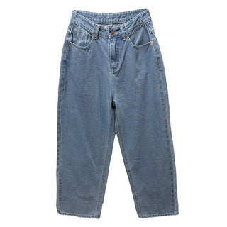 Korean wide-leg jeans