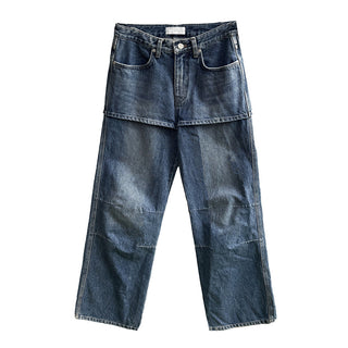 Two-piece jeans culottes