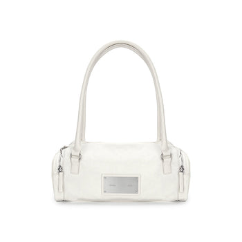NYLON BOSTON BAG IN IVORY