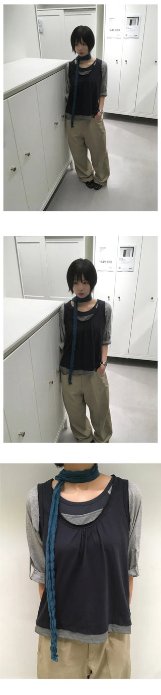 [2 colors] Dot Pocket Pants