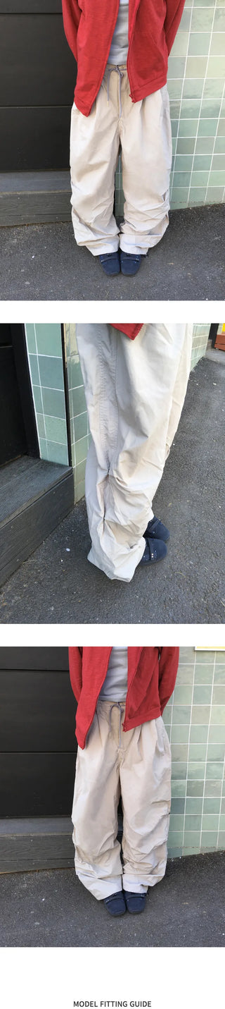 (2 colors) Nylon Pants