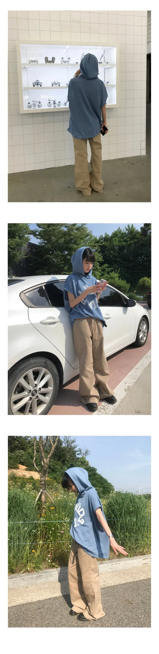 Wide bootcut chino pants